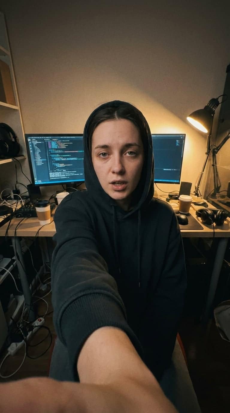 A founder at the beginning, recording their first episode